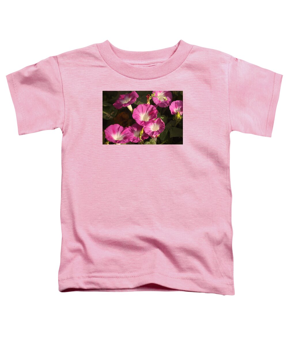 Nature Toddler T-Shirt featuring the photograph Good Morning, Glory by Sheila Brown