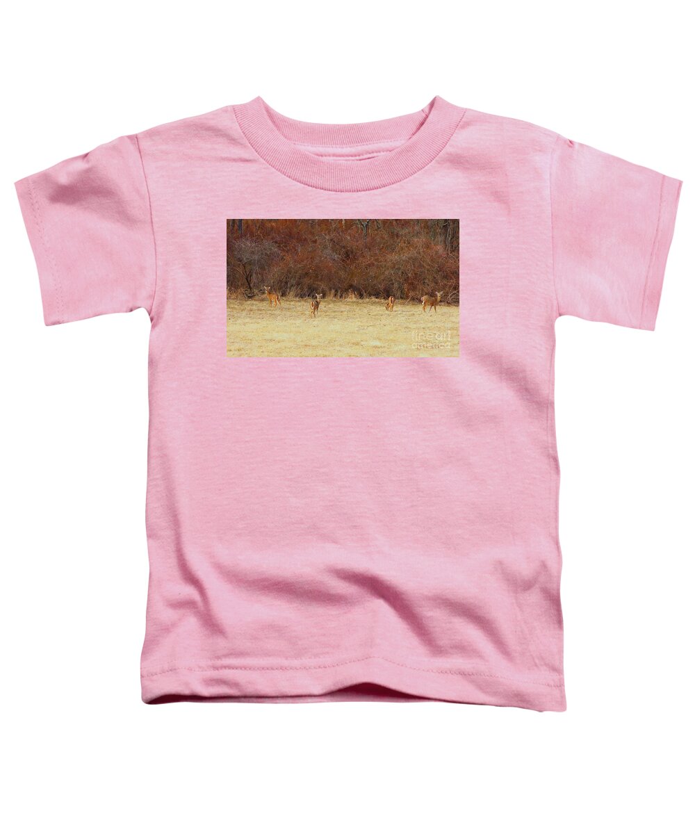 Marcia Lee Jones Toddler T-Shirt featuring the photograph Guarding by Marcia Lee Jones