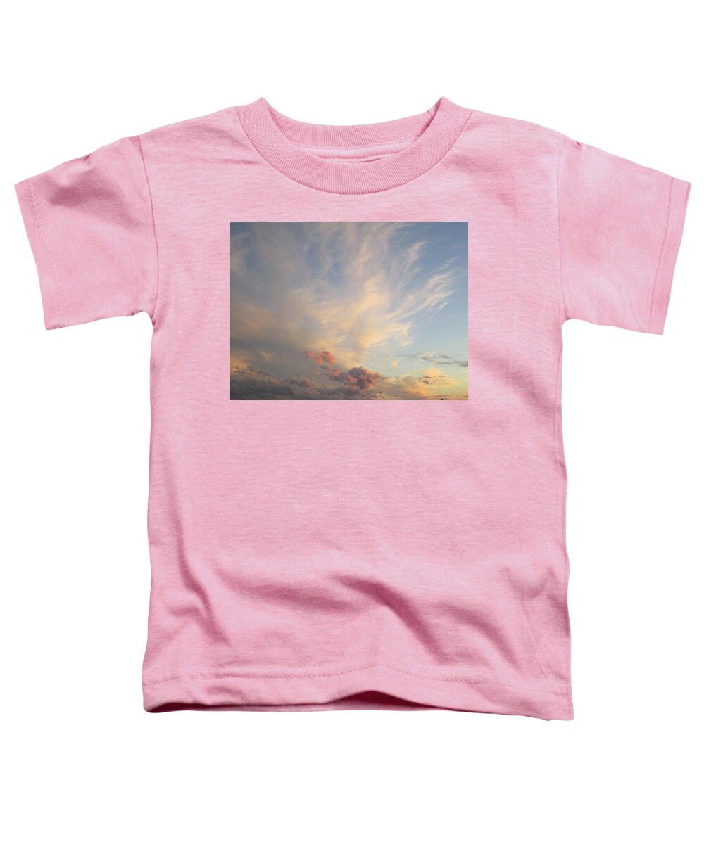 Clouds Toddler T-Shirt featuring the photograph Heavenly games by Rosita Larsson