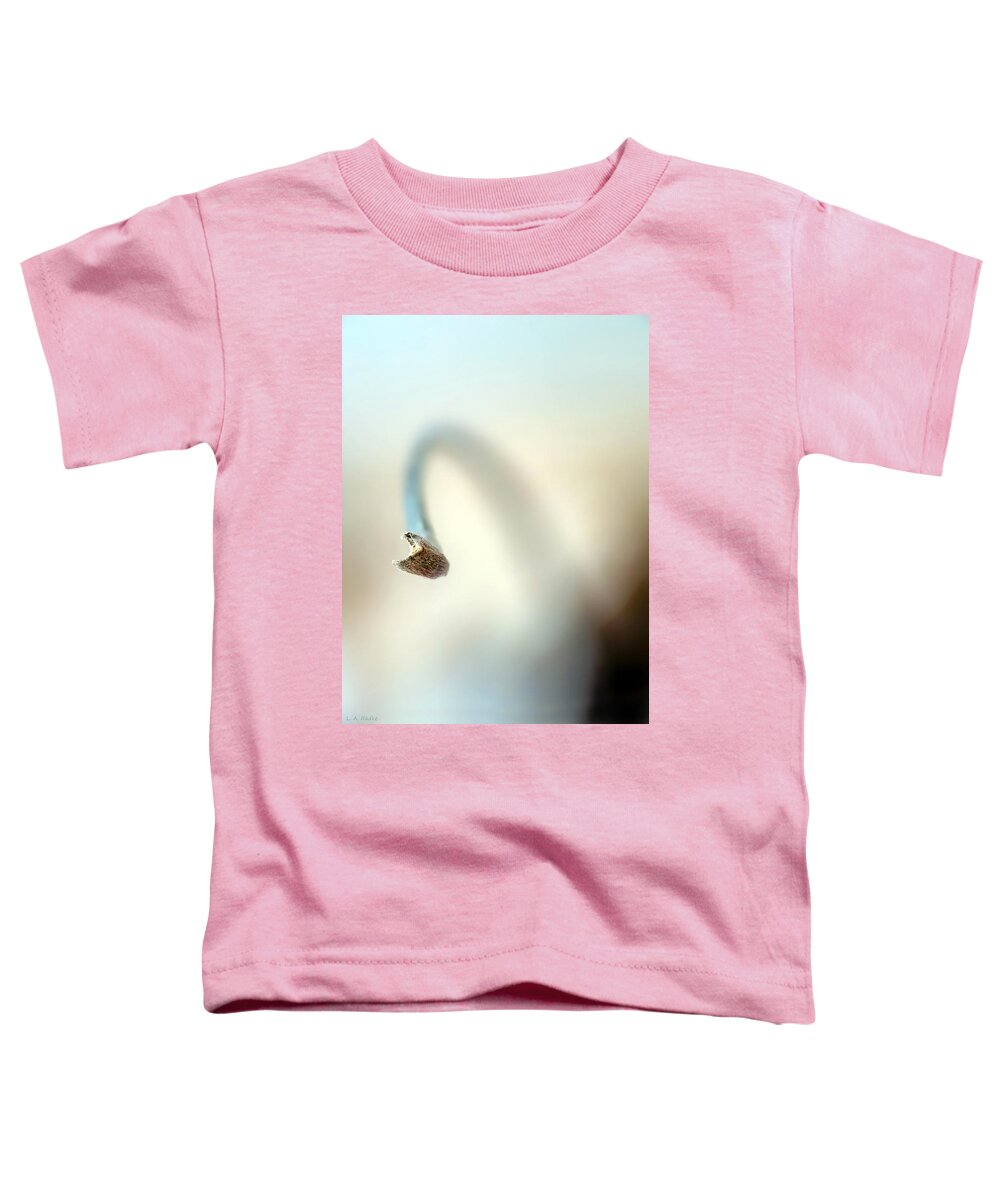 Abstract Toddler T-Shirt featuring the photograph Hello by Lauren Radke