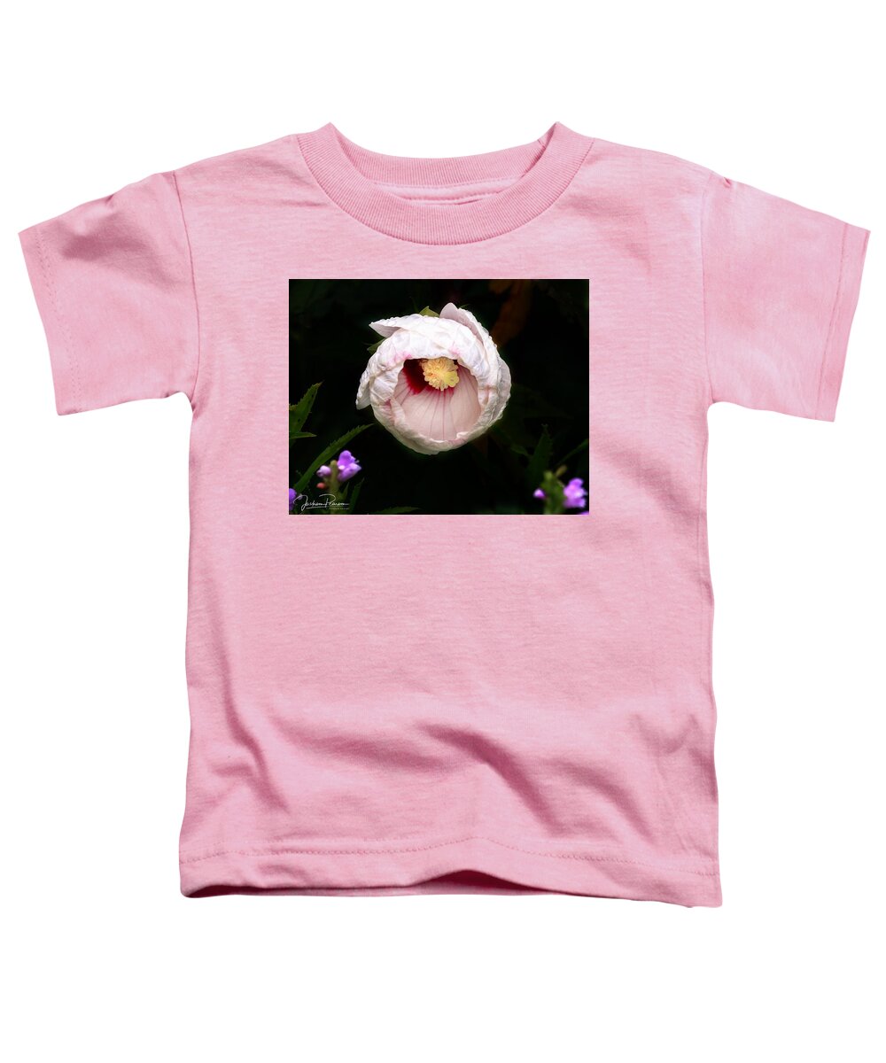 Hibiscus Toddler T-Shirt featuring the photograph Hibiscus in bloom by Jackson Pearson