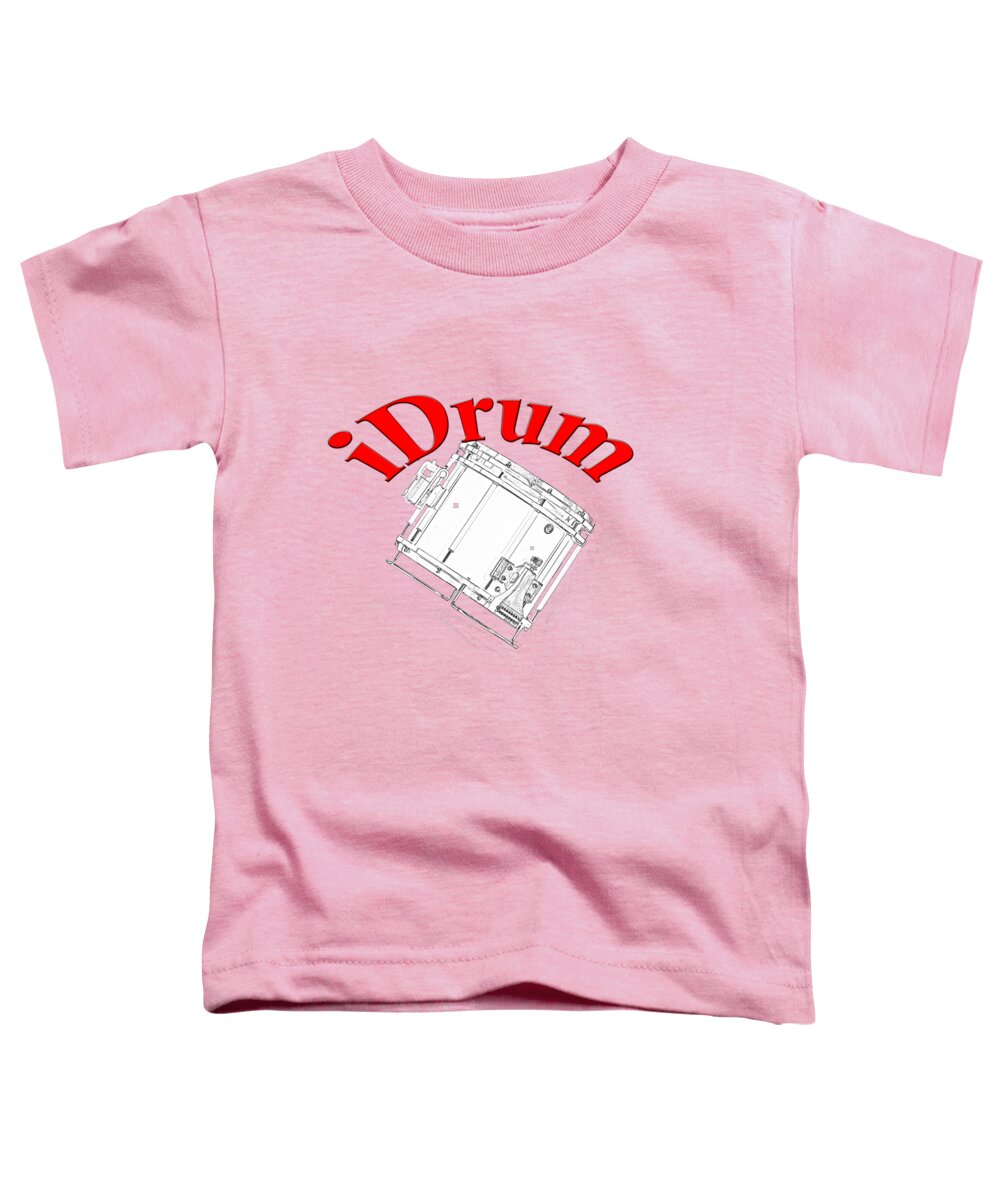 Drum Toddler T-Shirt featuring the photograph iDrum by M K Miller