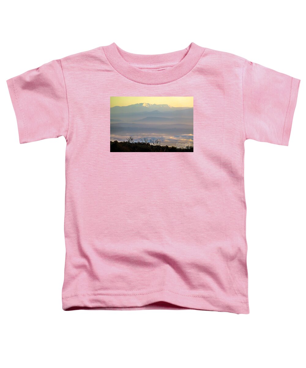 Adornment Toddler T-Shirt featuring the photograph In The Mist 6 by Jean Bernard Roussilhe
