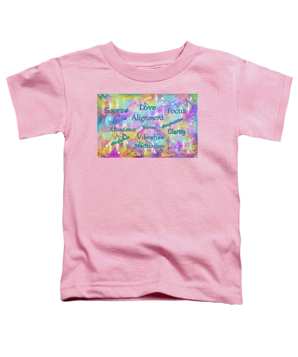 Alignment Toddler T-Shirt featuring the digital art Introspection by Laurie's Intuitive