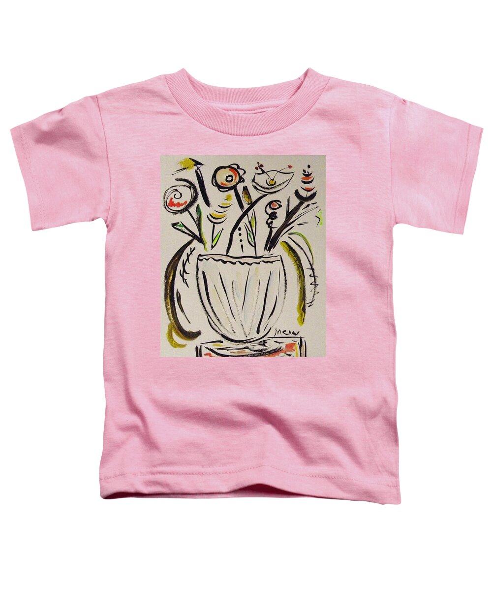 Jazzy Jubilee Toddler T-Shirt featuring the drawing Jazzy Jubilee by Mary Carol Williams