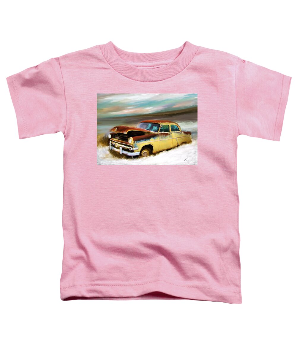 Digital Art Toddler T-Shirt featuring the painting Just Needs A Paint Job by Susan Kinney