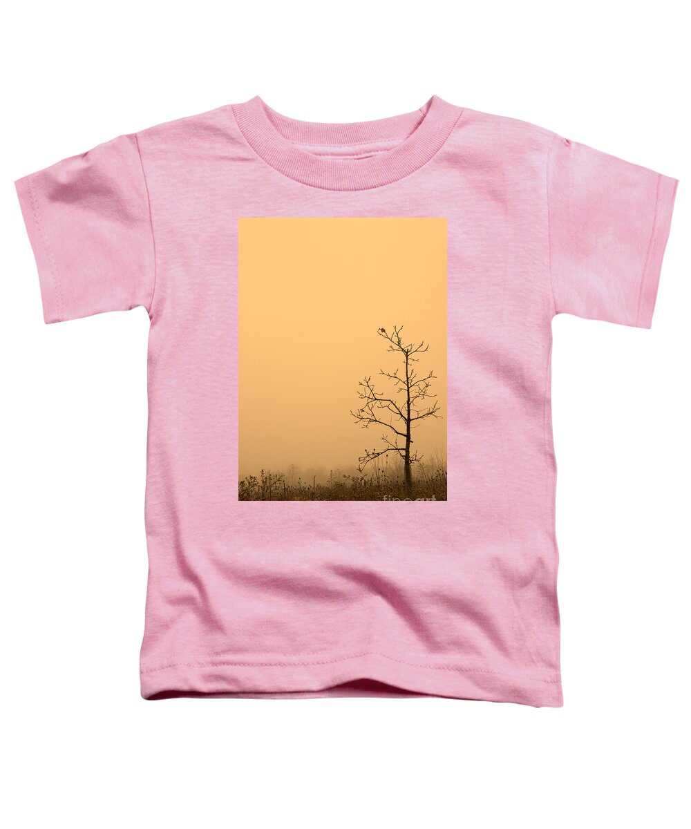 Tree Toddler T-Shirt featuring the photograph Last Leaves by Timothy Johnson