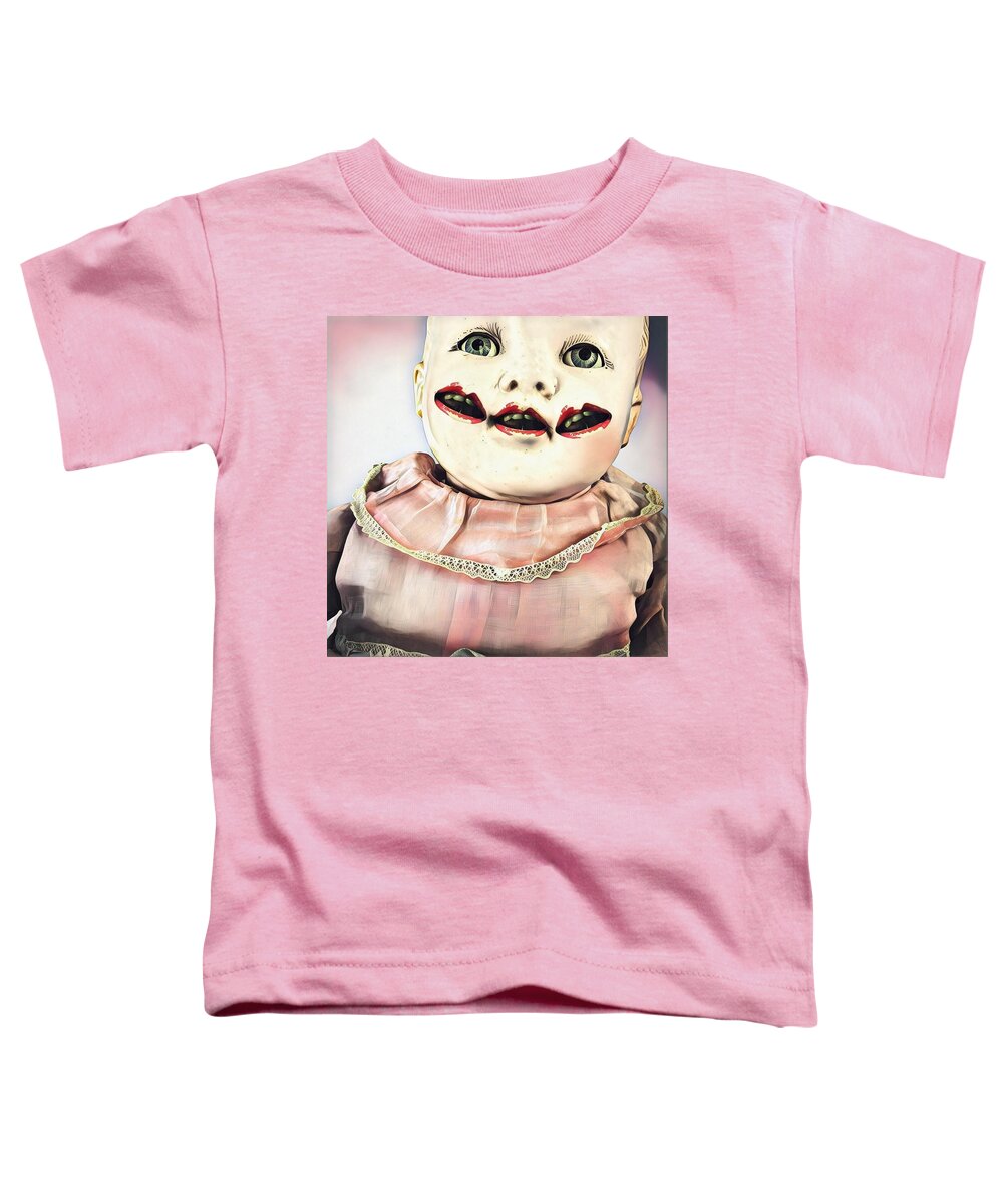 Monster Toddler T-Shirt featuring the photograph Little Monster by Subject Dolly