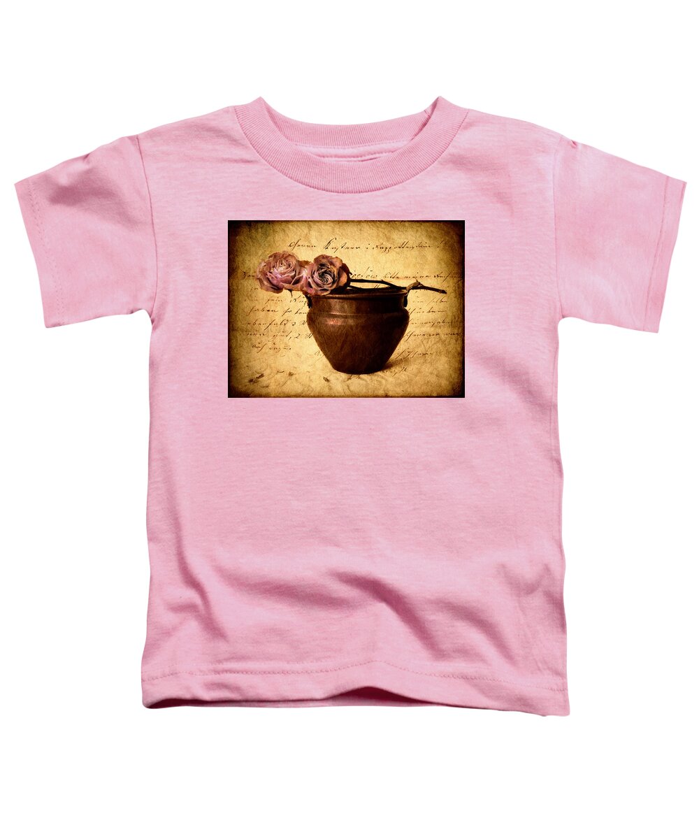 Flowers Toddler T-Shirt featuring the photograph Love Notes by Jessica Jenney