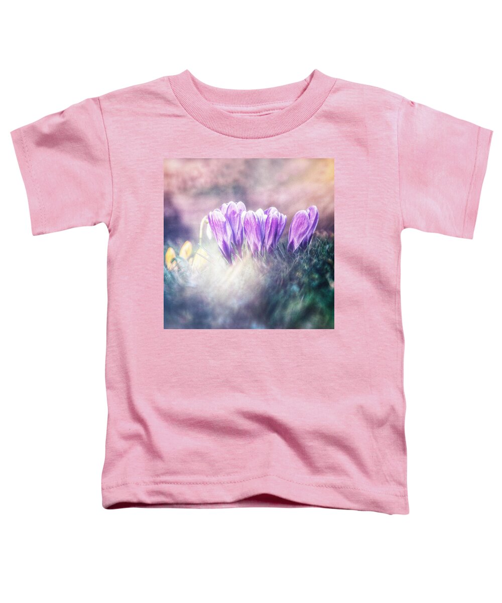 Spring Toddler T-Shirt featuring the photograph March of the spring soldiers by Jaroslav Buna