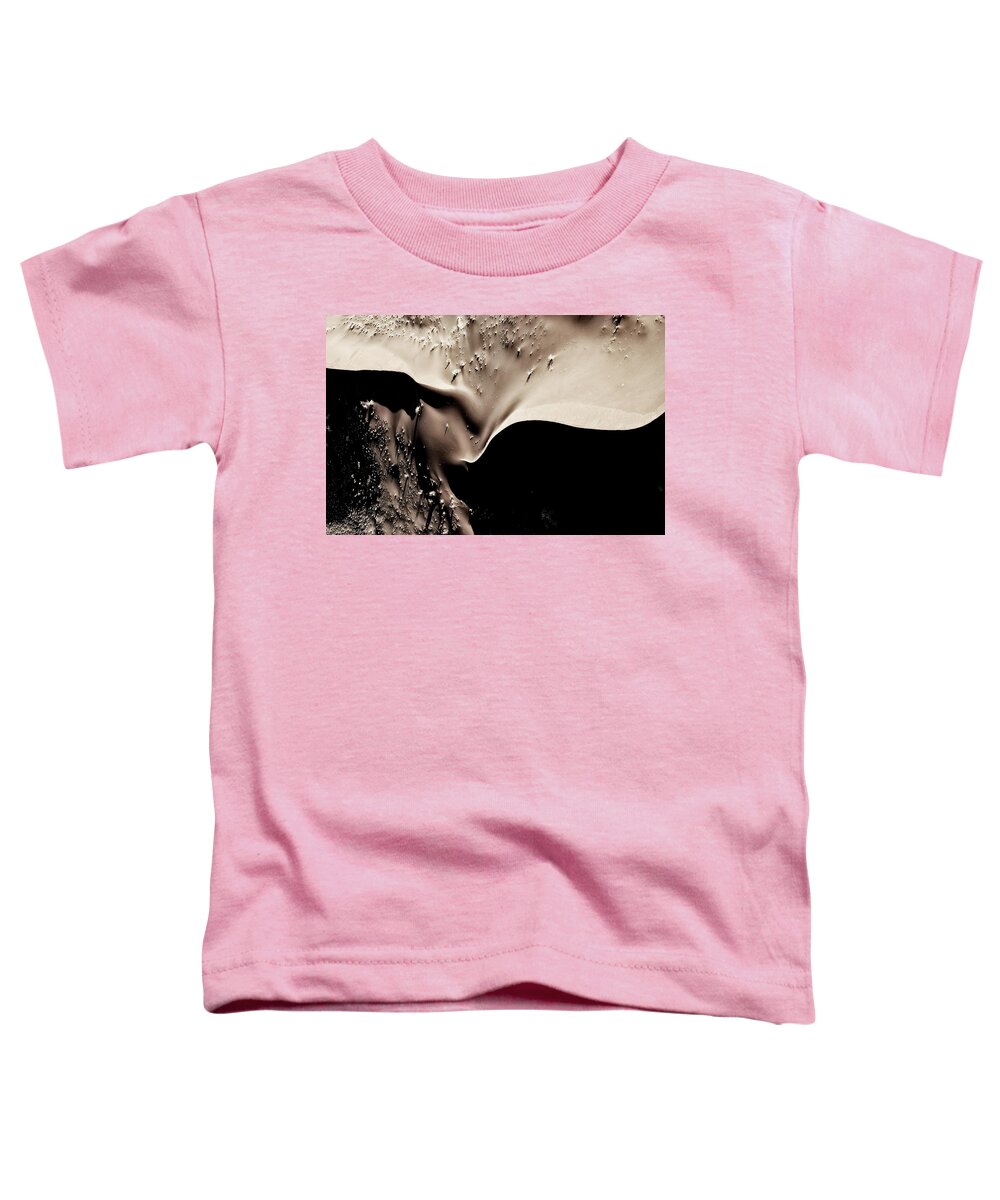 Desert Toddler T-Shirt featuring the photograph Melting dune by Alberto Audisio