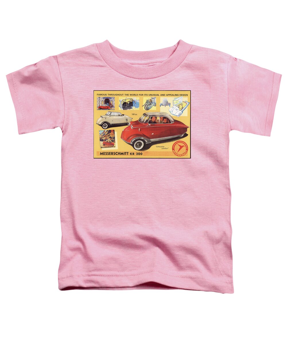 Messerschmitt Toddler T-Shirt featuring the digital art Messerschmitt by Maye Loeser