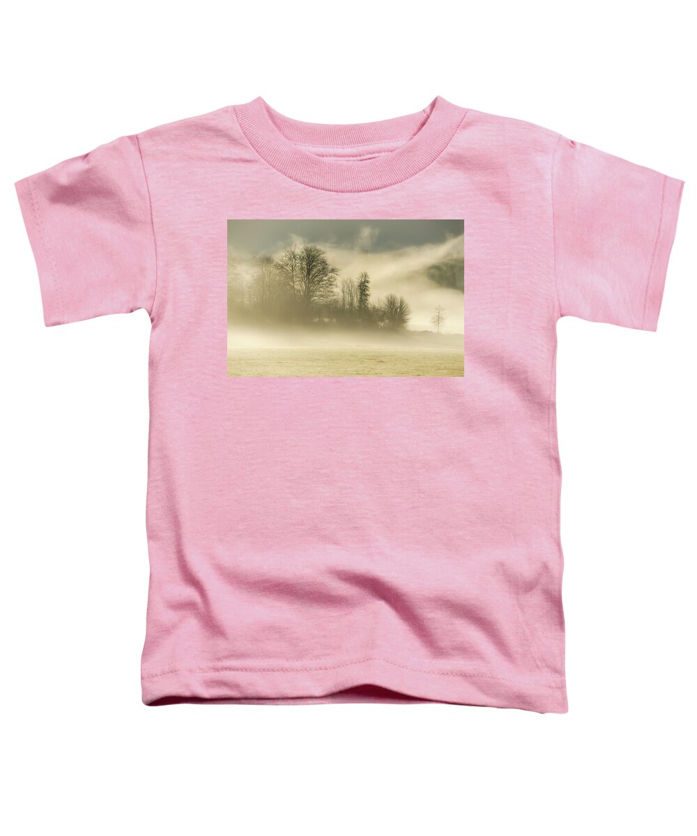 Fog Toddler T-Shirt featuring the photograph Morning Mood 0741 by Kristina Rinell