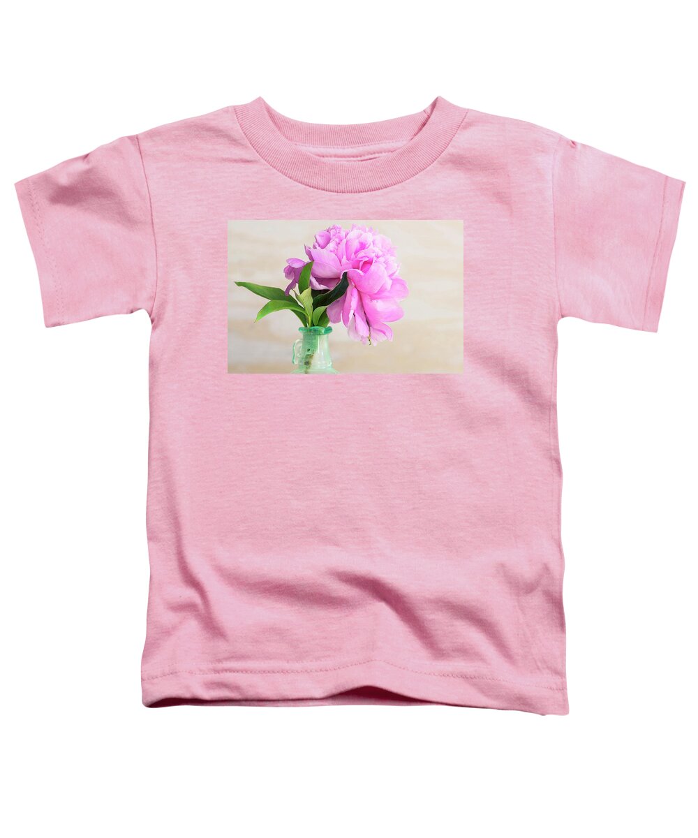 Rich Franco Toddler T-Shirt featuring the photograph Nancy's Peony by Rich Franco