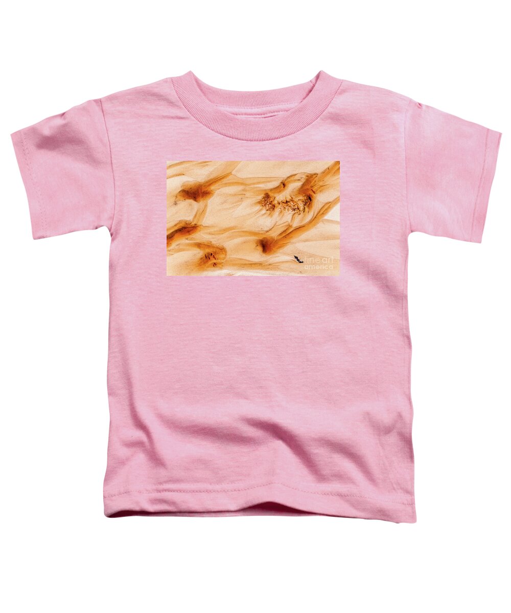 Sand Toddler T-Shirt featuring the photograph Nature's Art 2 by Werner Padarin