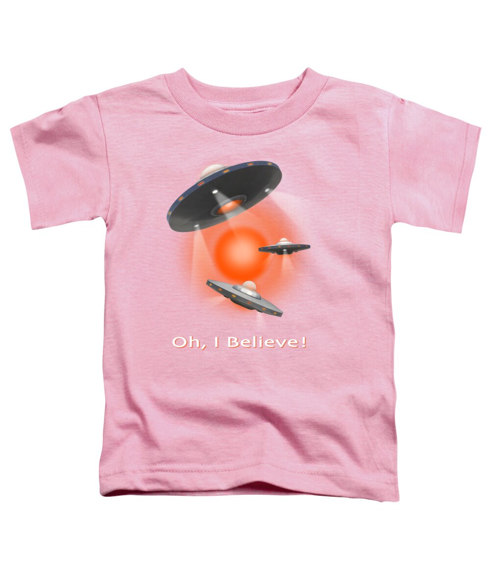 T-shirt Toddler T-Shirt featuring the photograph Oh I Believe SE by Mike McGlothlen