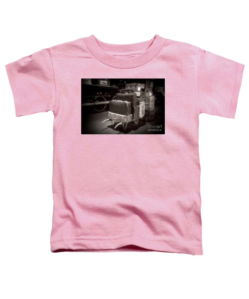 Old Time Travel Toddler T-Shirt featuring the photograph Old Time Travel by Imagery by Charly