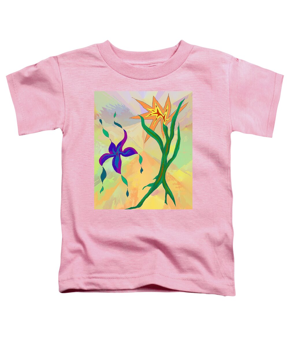 Tree Toddler T-Shirt featuring the painting Outpost by Julia Woodman