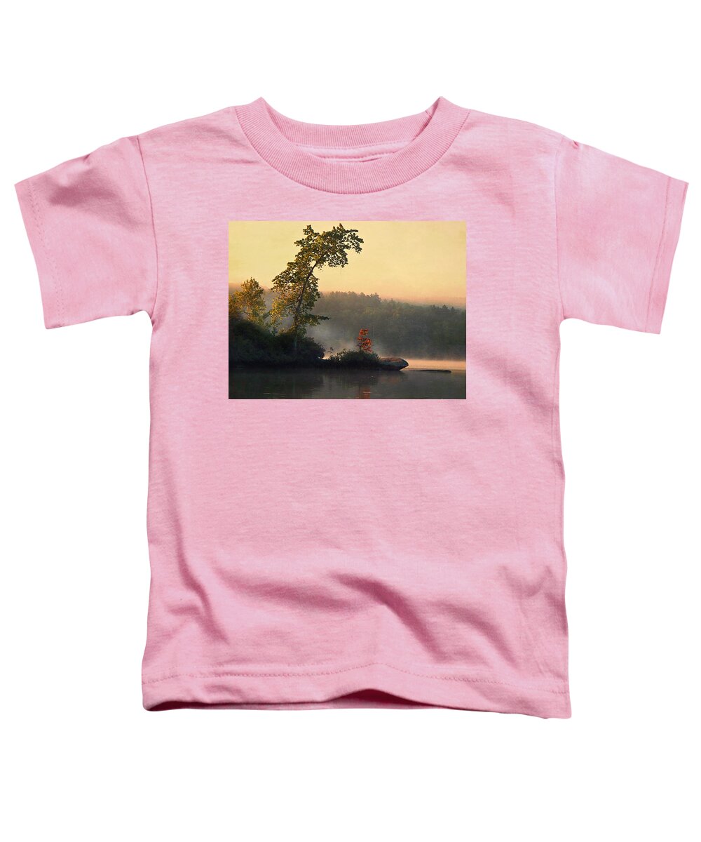 Parker Morning Toddler T-Shirt featuring the photograph Parker Morning by Joy Nichols