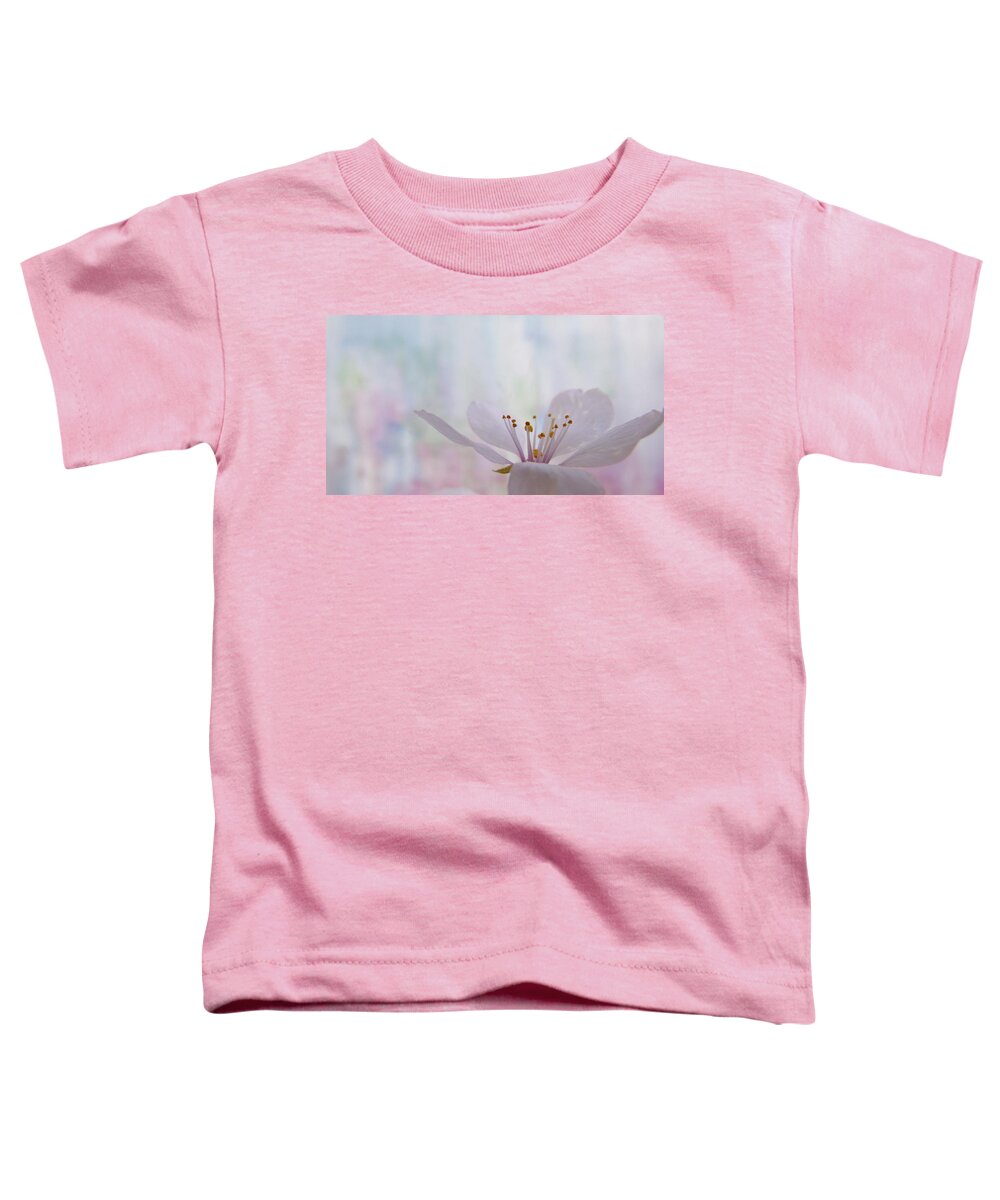 Cherry Toddler T-Shirt featuring the photograph Pastel Bloom by Barbara St Jean
