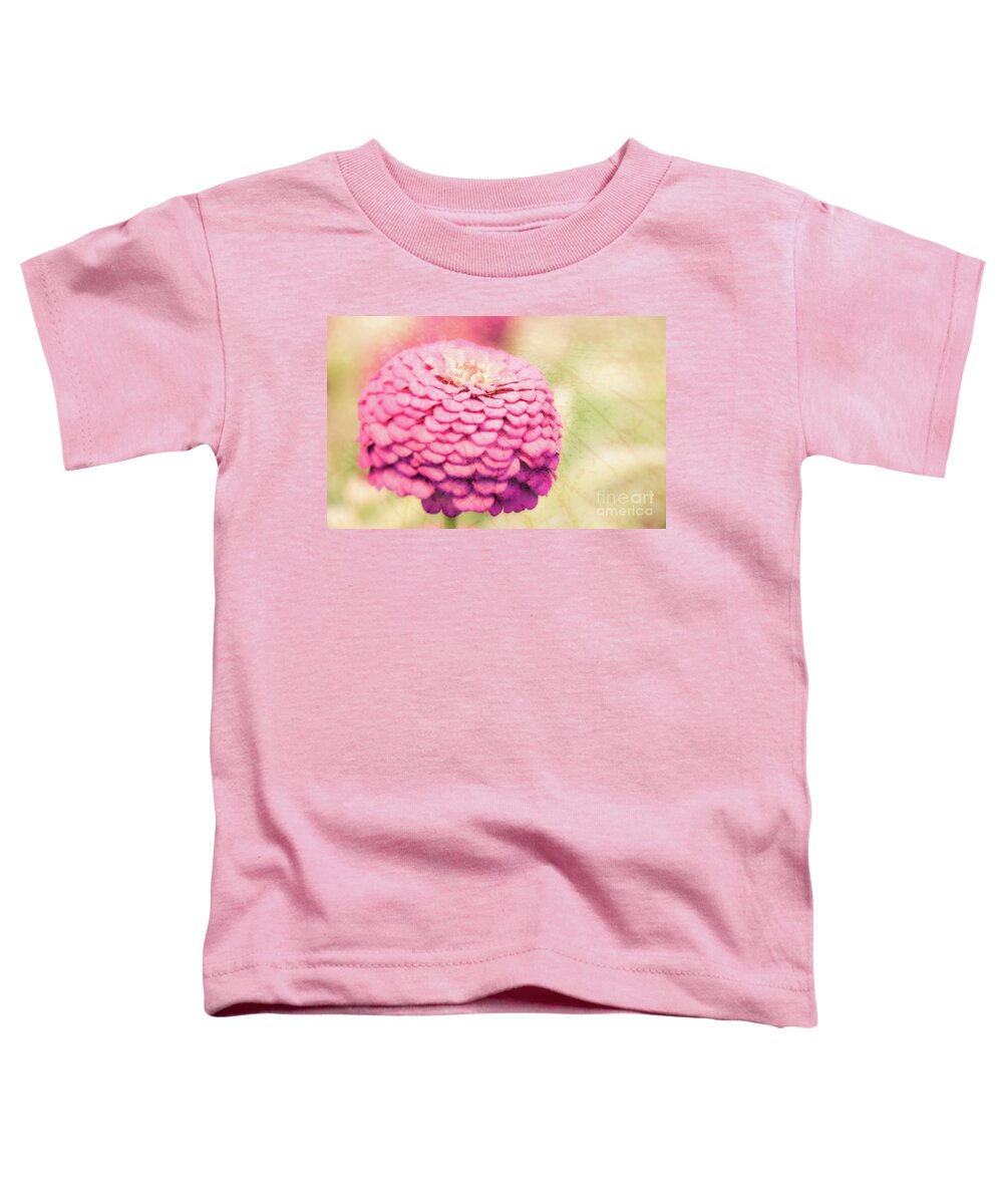 Floral Toddler T-Shirt featuring the photograph Pink Floral by Andrea Anderegg