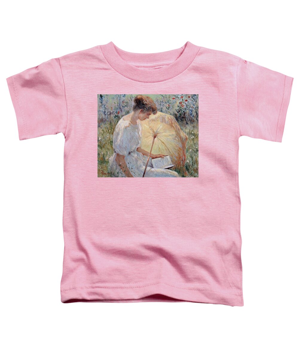 Paintings Toddler T-Shirt featuring the painting Sunny Day by Pierre Dijk