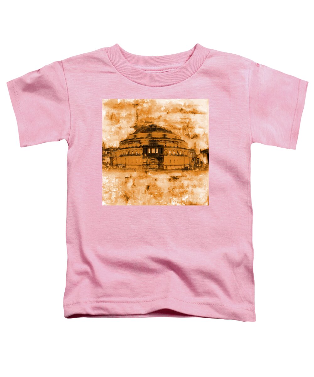 Royal Albert Hall Toddler T-Shirt featuring the painting Royal Albert Hall 01 by Gull G