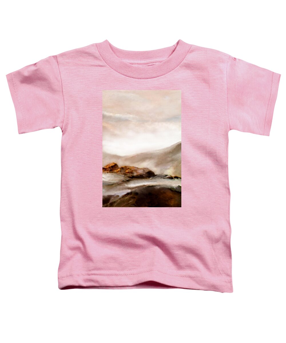 Rugged Toddler T-Shirt featuring the painting Rugged Beauty by Hans Neuhart