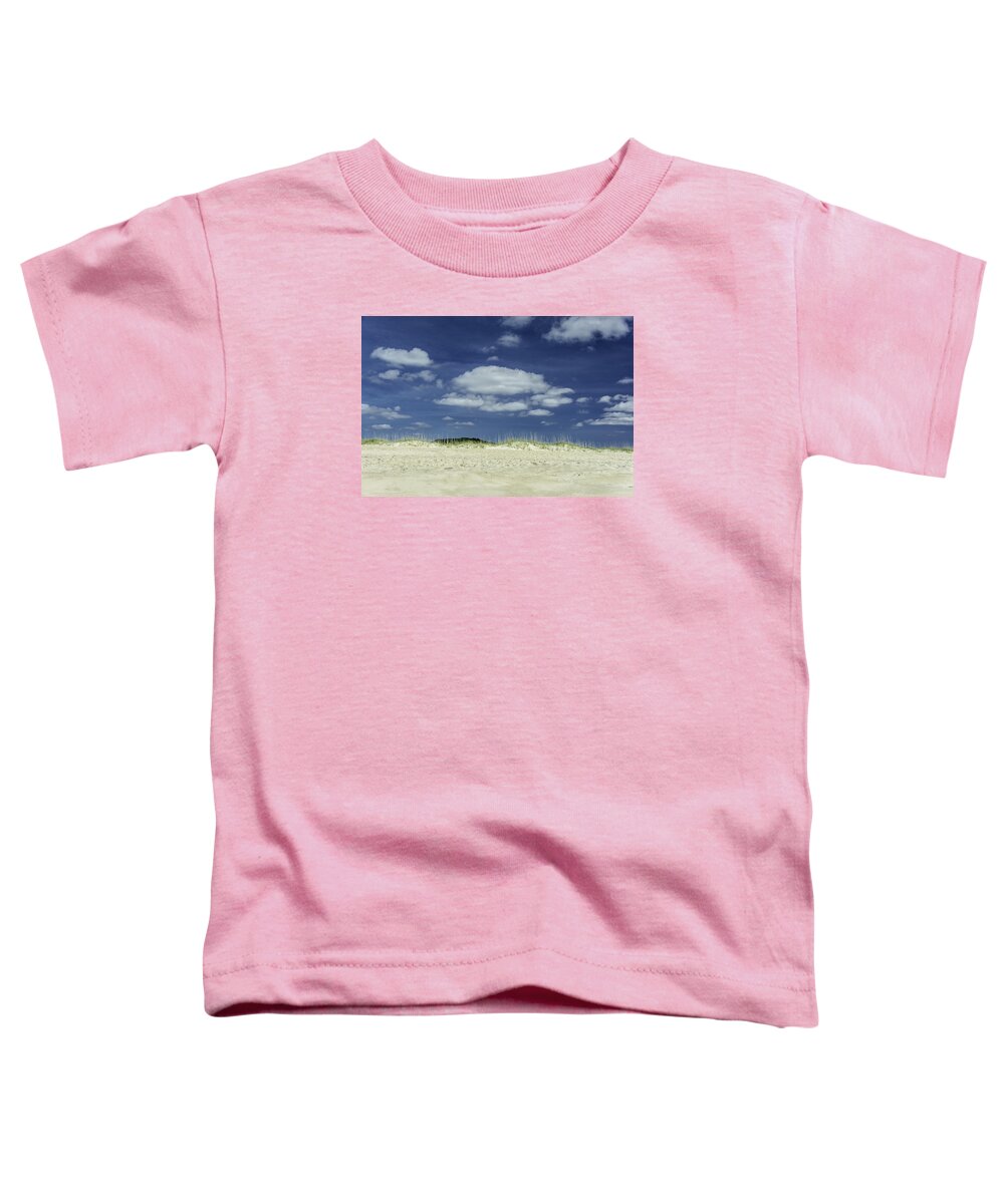 Sea Toddler T-Shirt featuring the photograph Sand Grass and Sky by WAZgriffin Digital