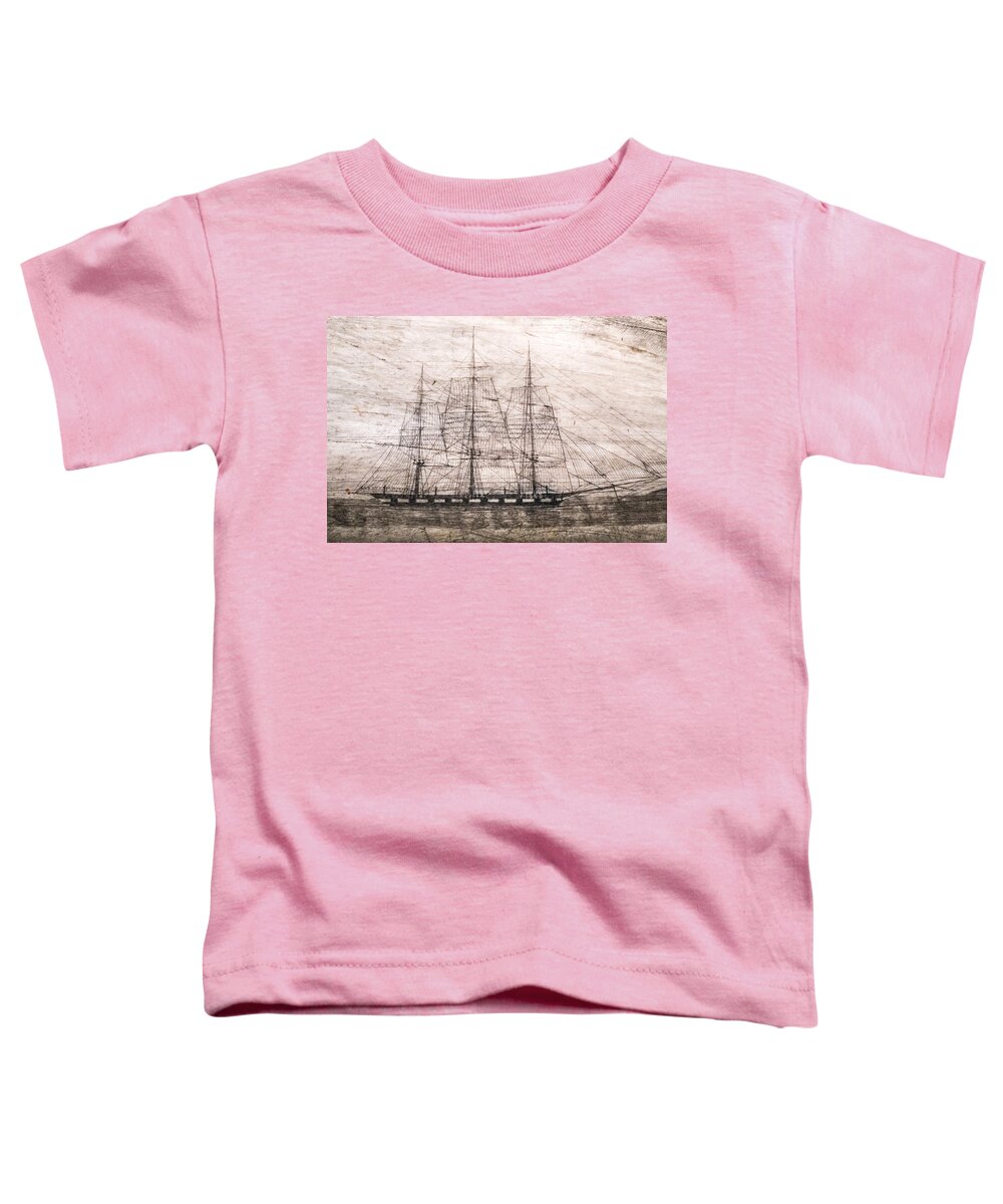 District Of Columbia Toddler T-Shirt featuring the photograph Scrimshaw Whale Panbone by SR Green