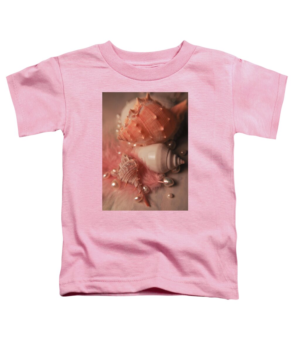 Adria Trail Toddler T-Shirt featuring the photograph Shells Still by Adria Trail