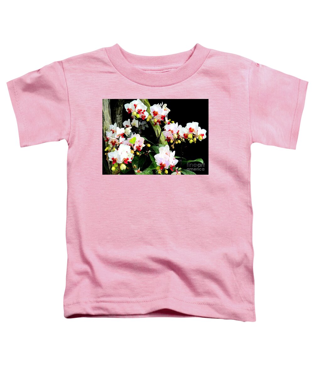 Singapore Orchid Toddler T-Shirt featuring the photograph Singapore Orchid 2 by Randall Weidner