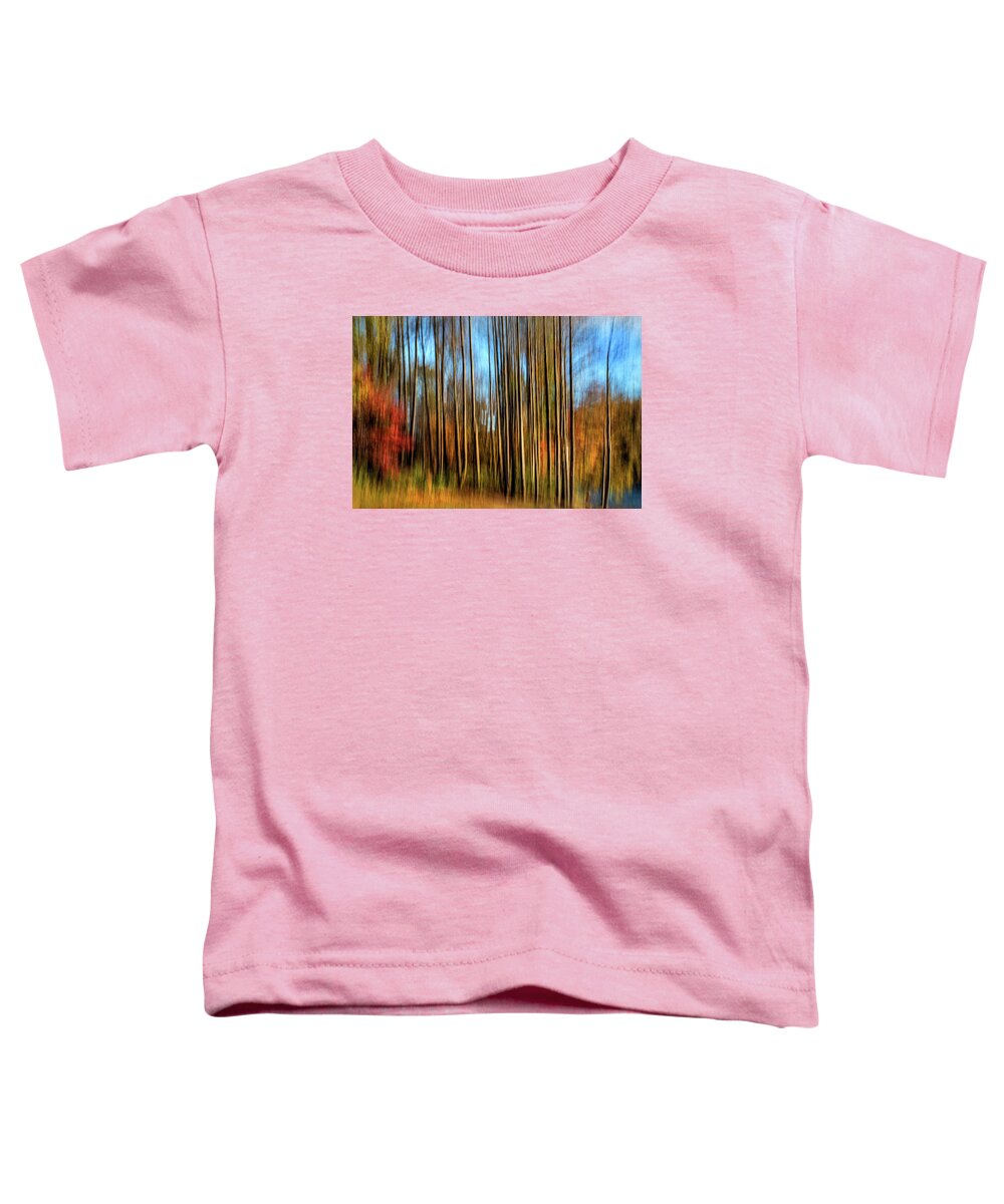 Landscape Toddler T-Shirt featuring the photograph Skinny Forest Swipe by Don Johnson
