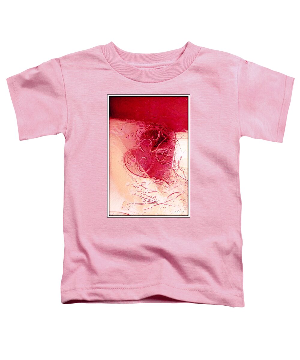 Hearts Toddler T-Shirt featuring the digital art Soul Love by Linda Sannuti