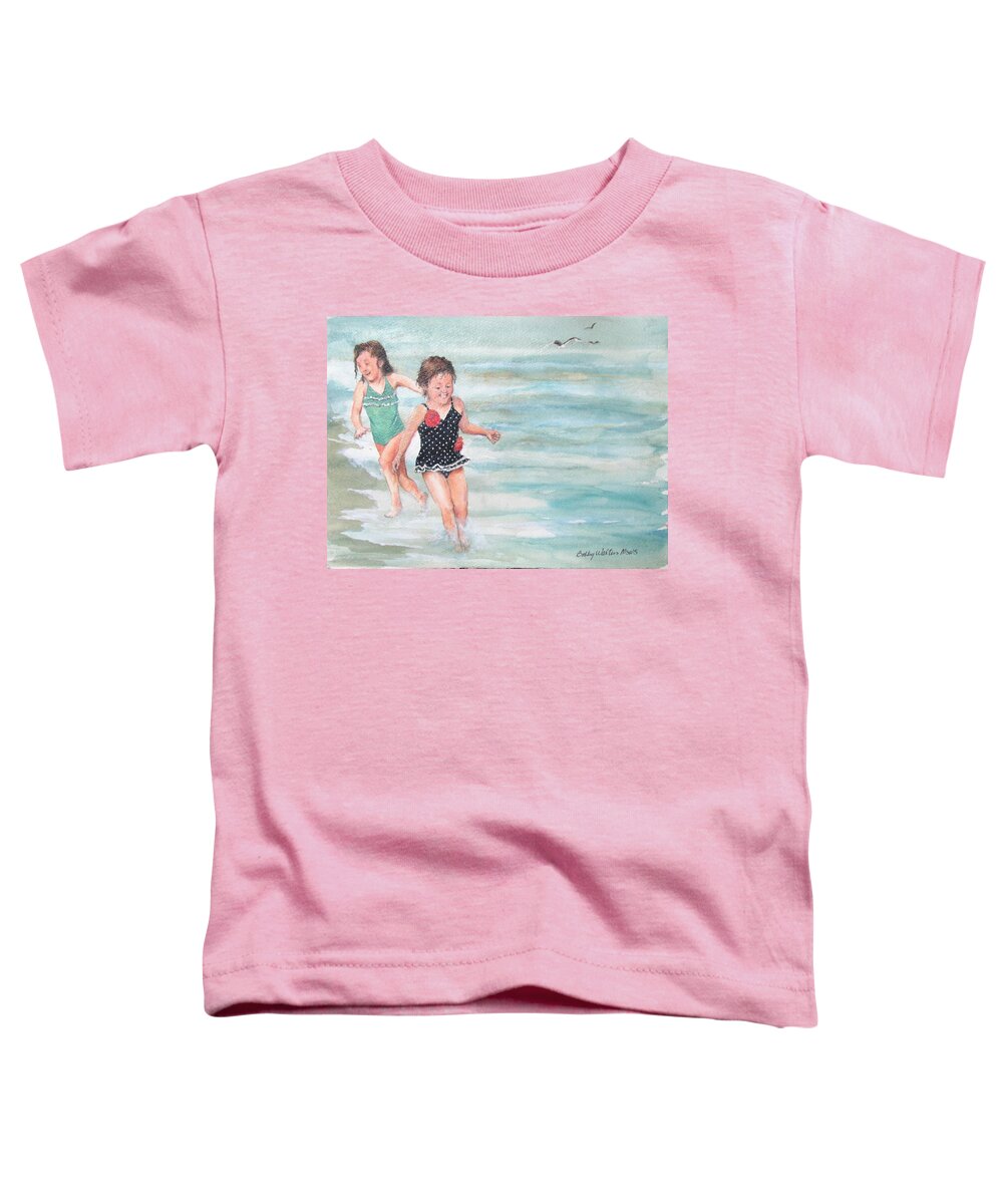  Toddler T-Shirt featuring the painting Splash by Bobby Walters