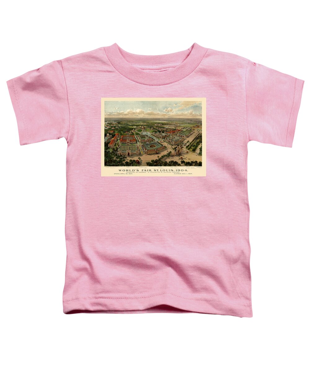 St. Louis Worlds Fair Toddler T-Shirt featuring the photograph St. Louis Worlds Fair 1904 by Andrew Fare