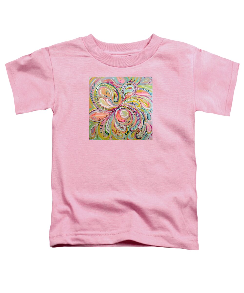 Forgiveness Toddler T-Shirt featuring the painting Summer Sermon by Jeanette Jarmon