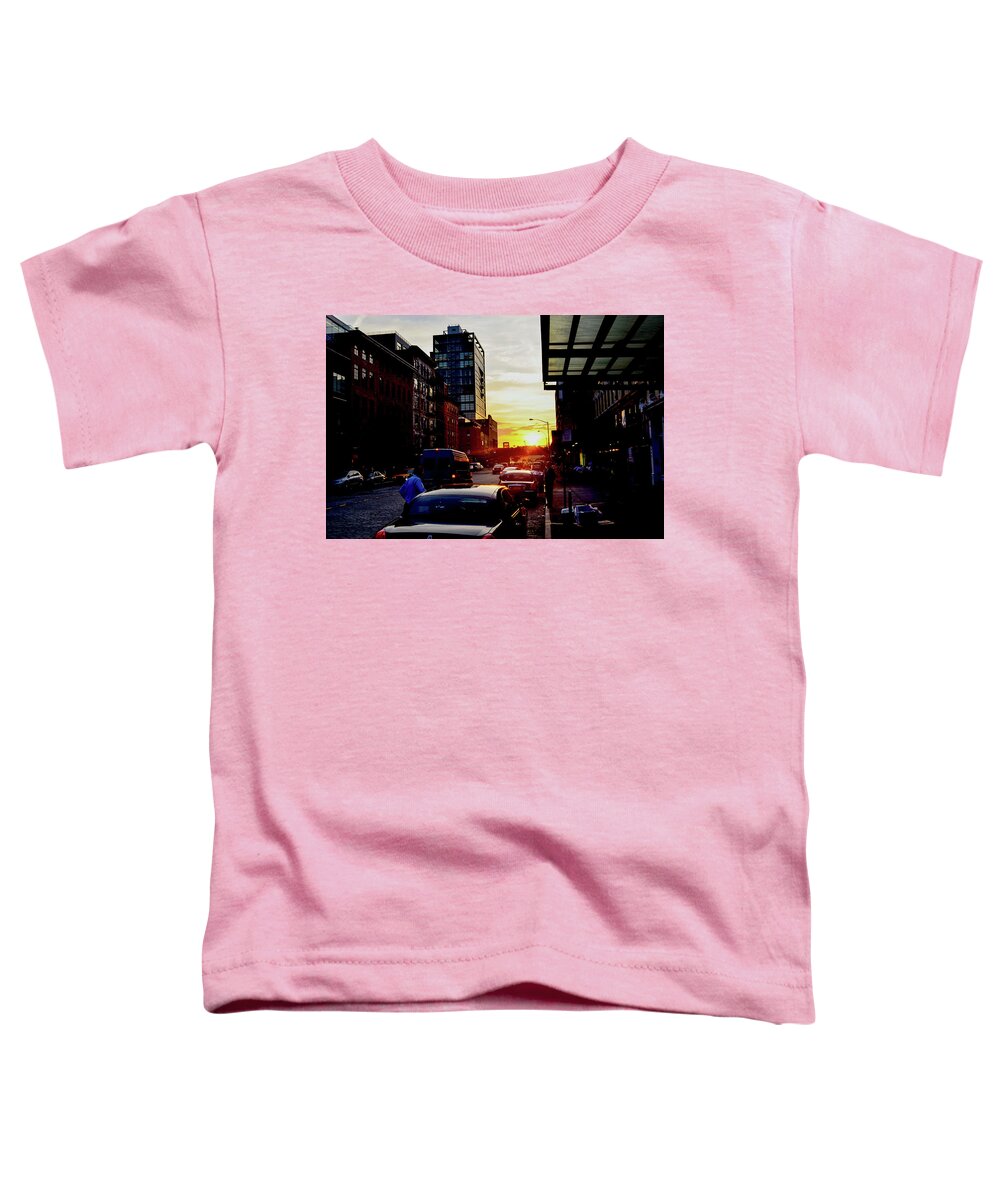 Chelsea Toddler T-Shirt featuring the photograph Sunset At Chelsea by Aparna Tandon