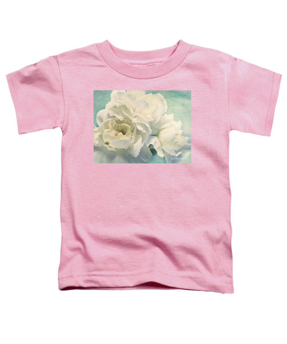 Carnation Toddler T-Shirt featuring the photograph Tenderly by Priska Wettstein