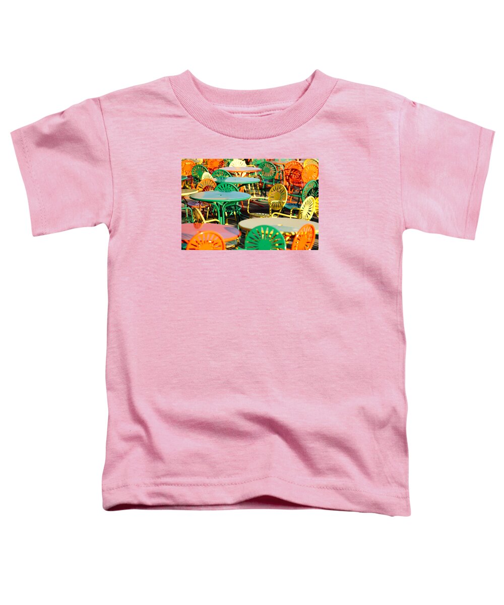 Terrace Toddler T-Shirt featuring the photograph Terrace at the Memorial Union by Todd Klassy
