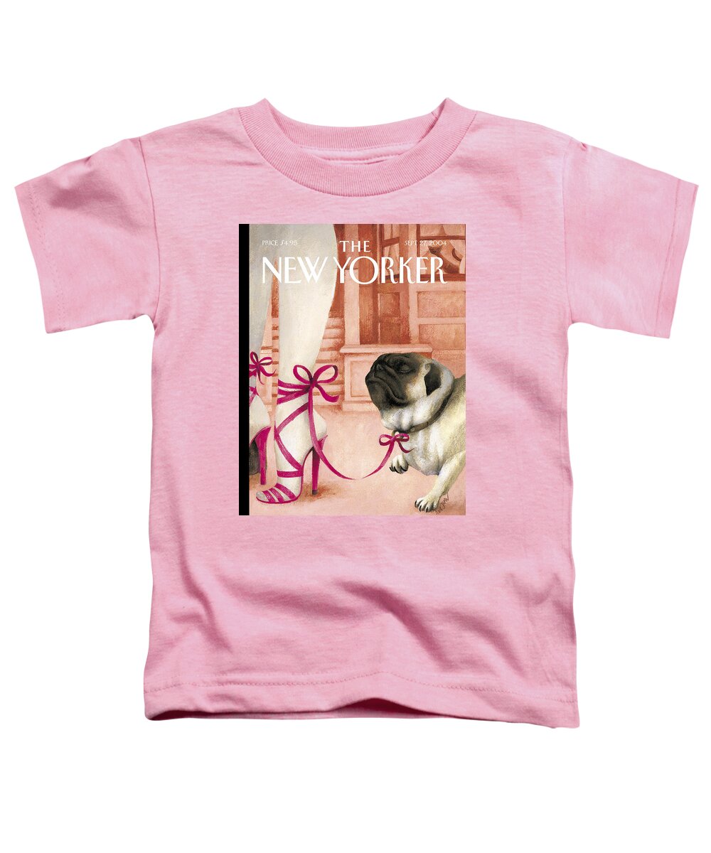 Brought To Heel Toddler T-Shirt featuring the painting Brought To Heel by Ana Juan