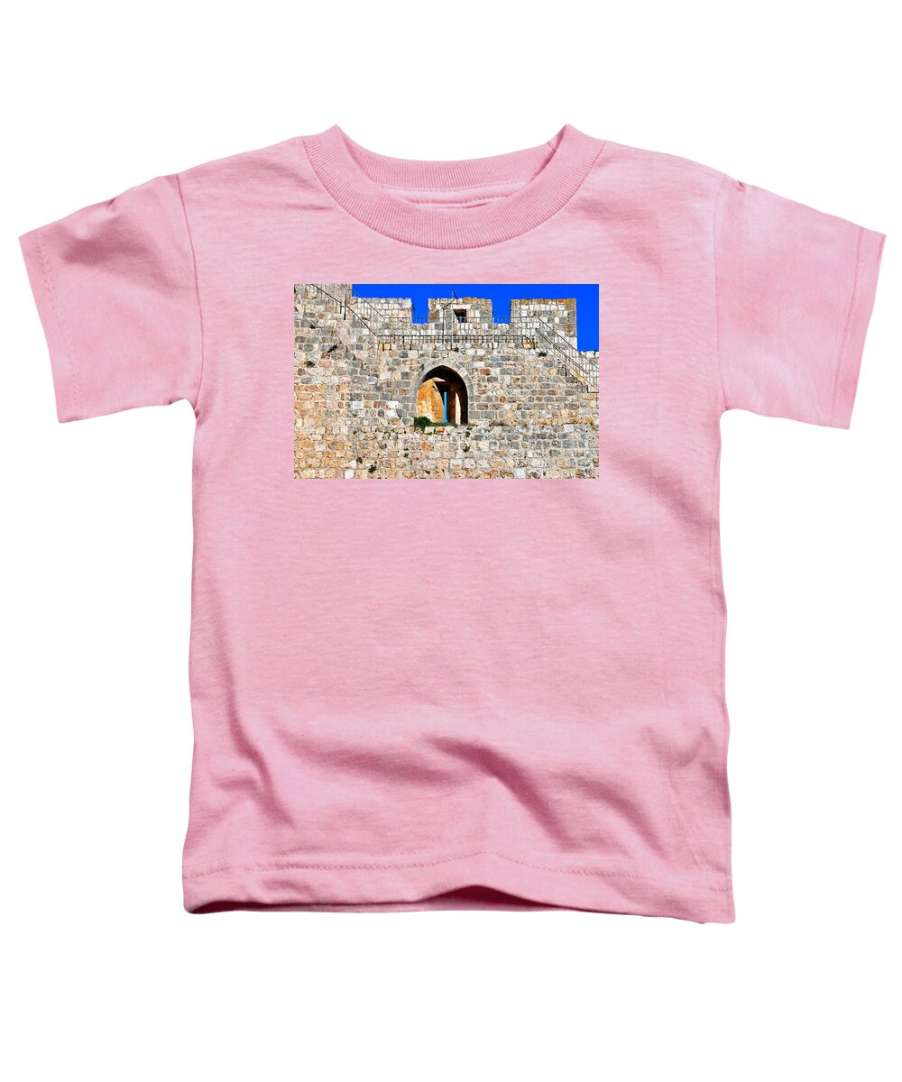 Wall Toddler T-Shirt featuring the photograph The Old Wall by Lydia Holly