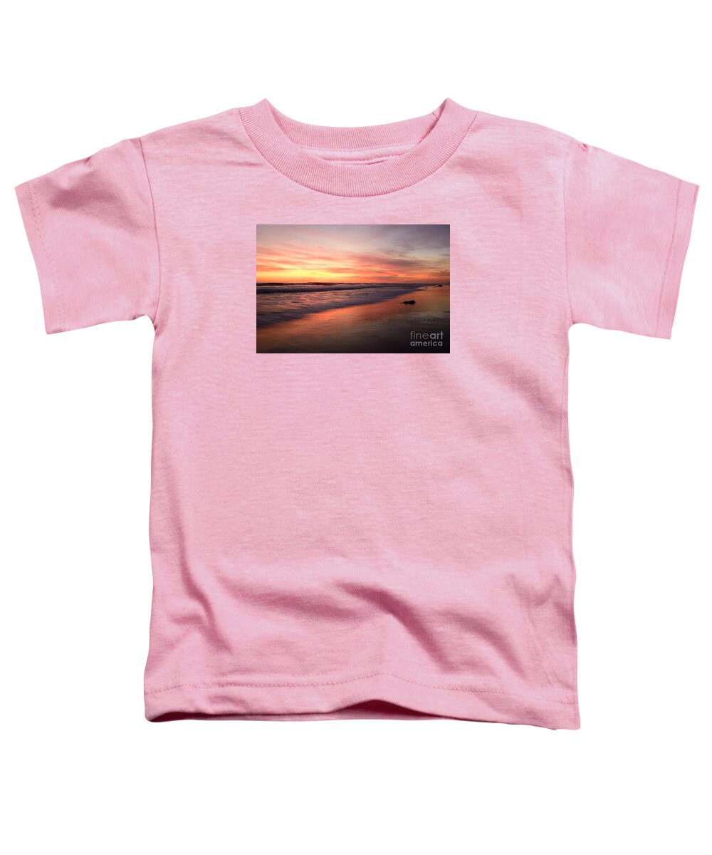 Landscapes Toddler T-Shirt featuring the photograph Encinitas Waves by John F Tsumas