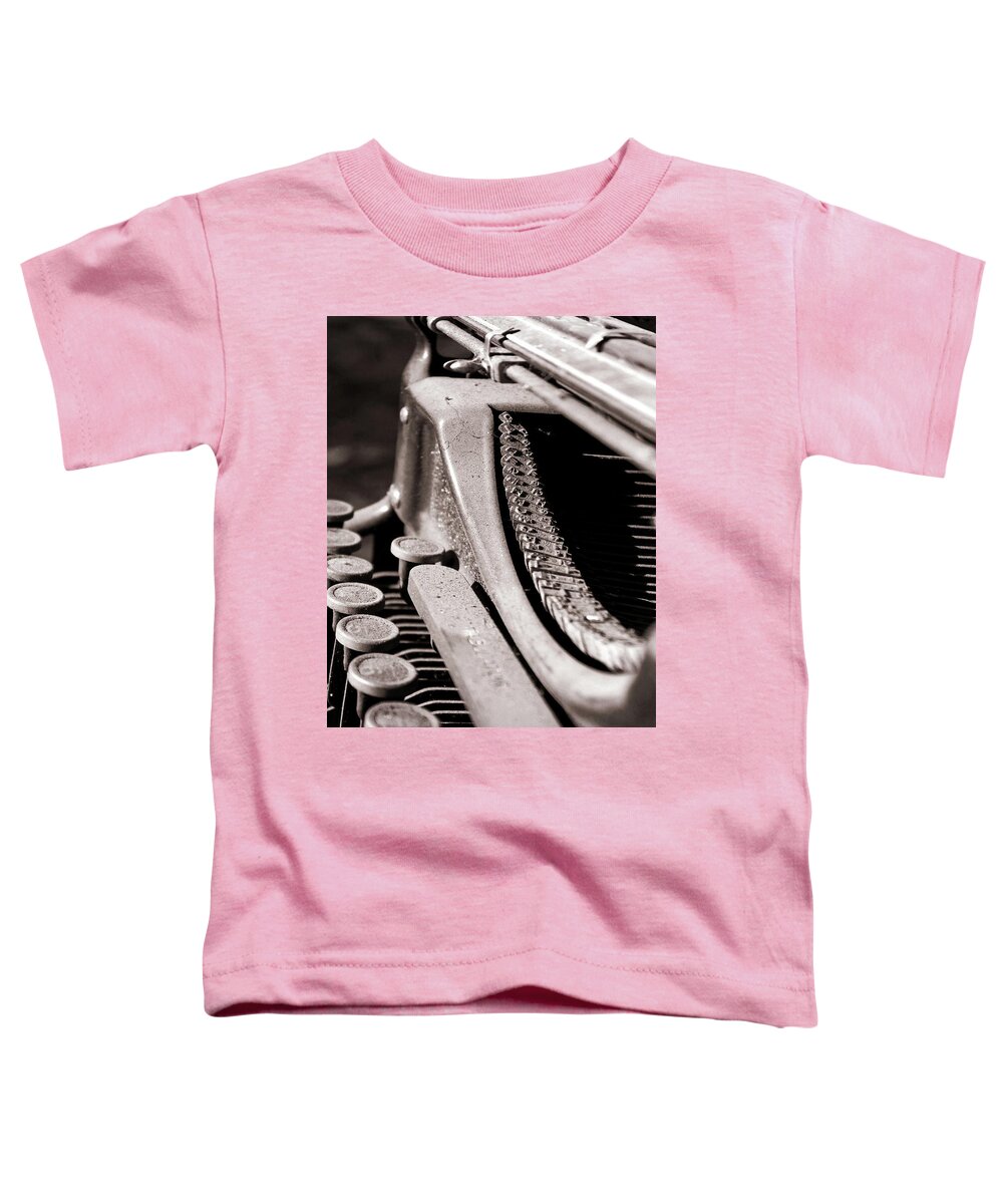 Typewriter Toddler T-Shirt featuring the photograph Underwood 3 by Timothy Bulone