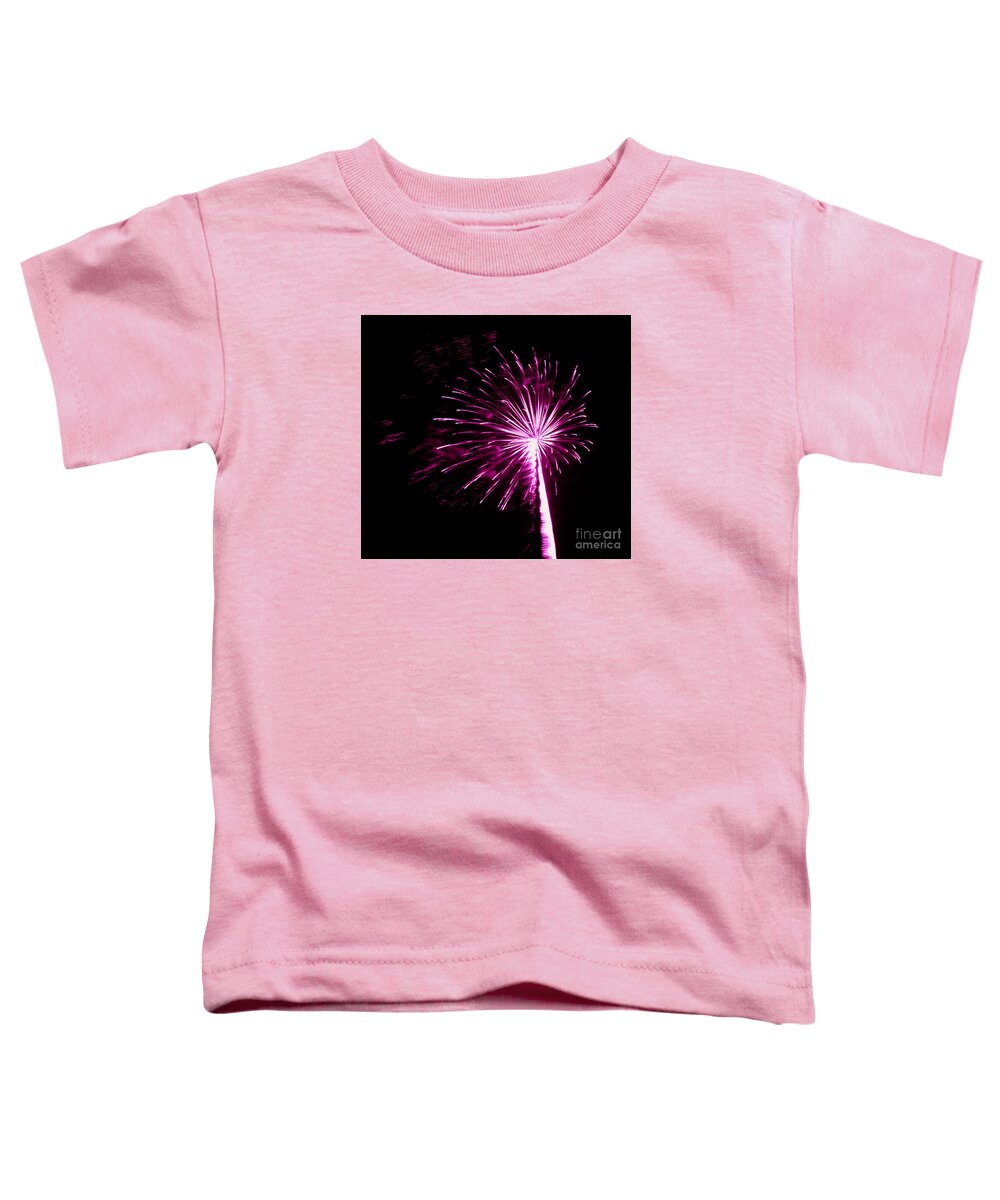 Firework Toddler T-Shirt featuring the photograph Universe Wishing by Leah McPhail