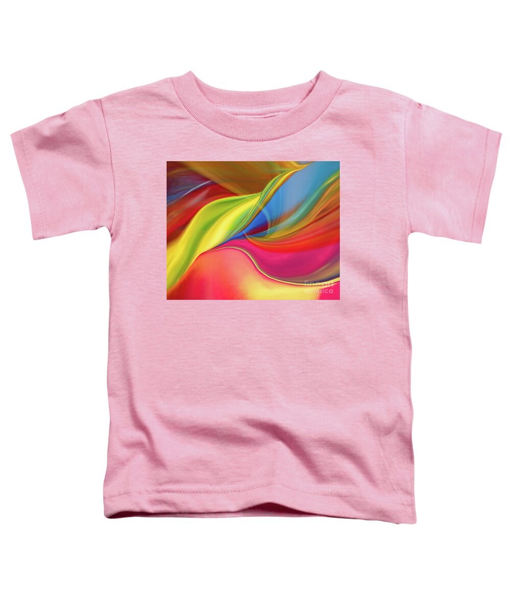 Abstract Toddler T-Shirt featuring the photograph Upside Down Inside Out by Patti Schulze
