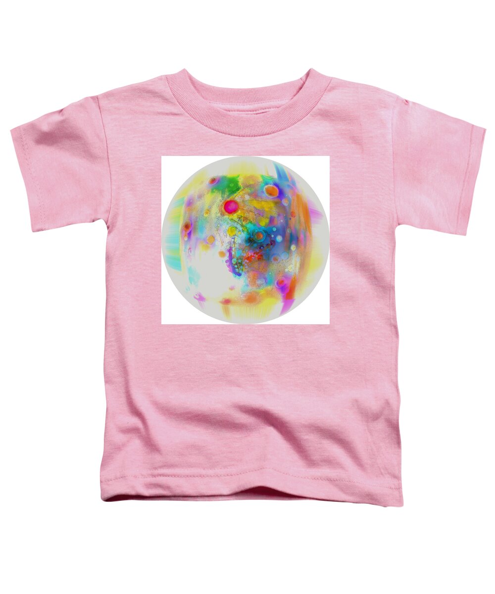 Uranus Ii Lighter Version Toddler T-Shirt featuring the digital art Uranus II by Don Wright