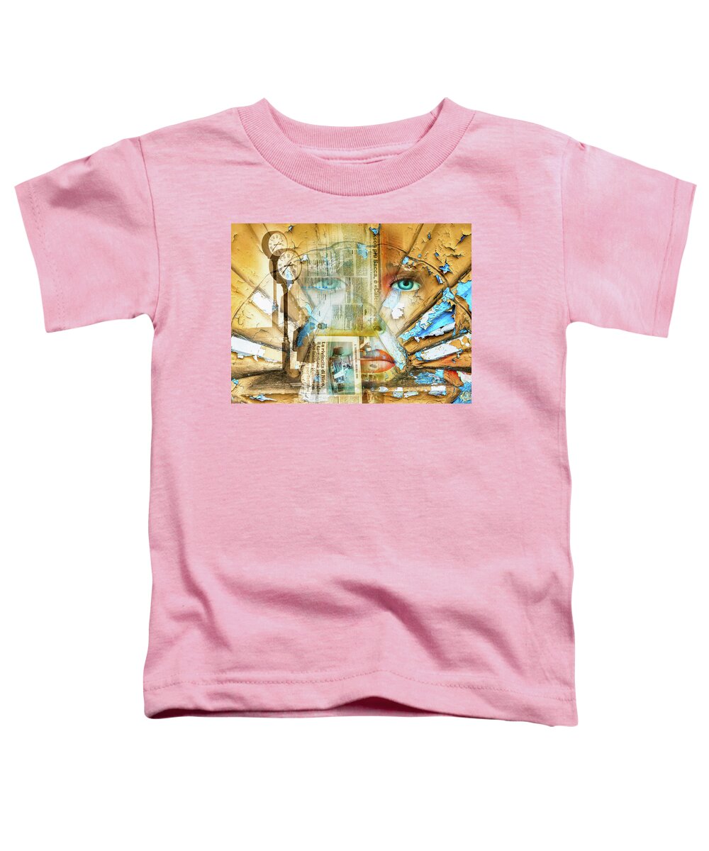 Woman Toddler T-Shirt featuring the digital art Waiting for you by Gabi Hampe