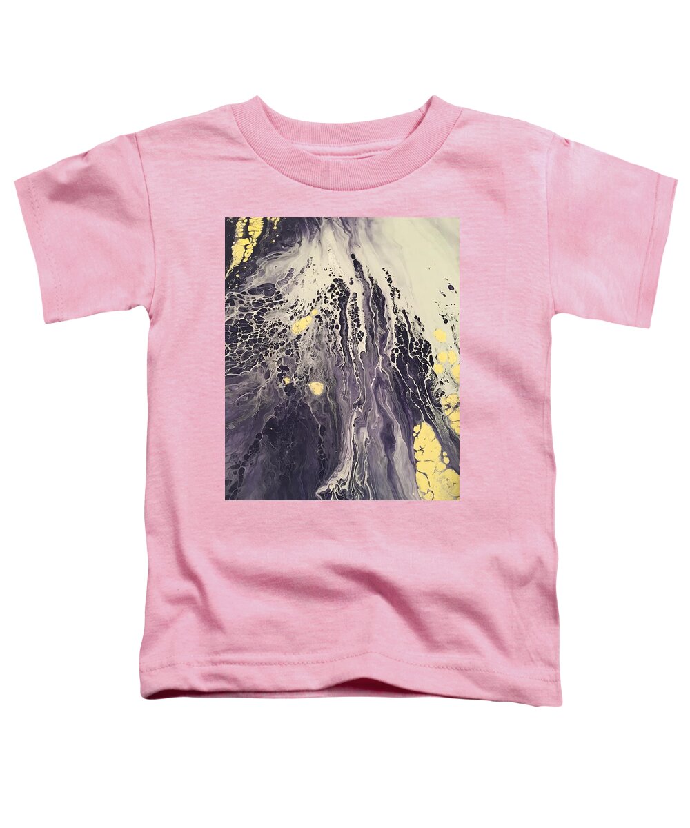 Abstract Toddler T-Shirt featuring the painting Wave by Soraya Silvestri