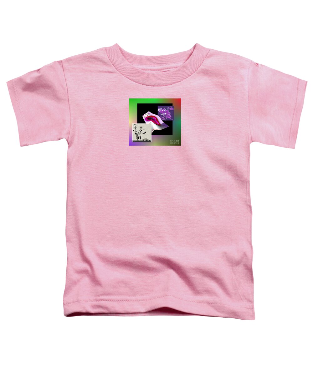 Drawing Toddler T-Shirt featuring the digital art Welcome Home 4 by Iris Gelbart